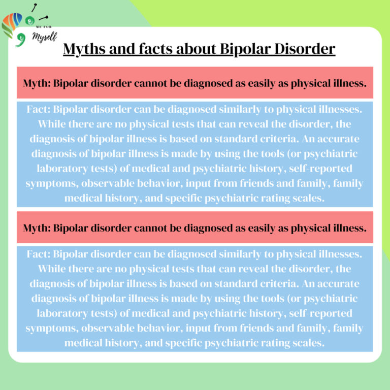 Myths And Facts About Bipolar Disorder – Me For Myself